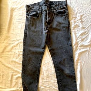 30x32 Black &Denim Slim Low Waist Jeans